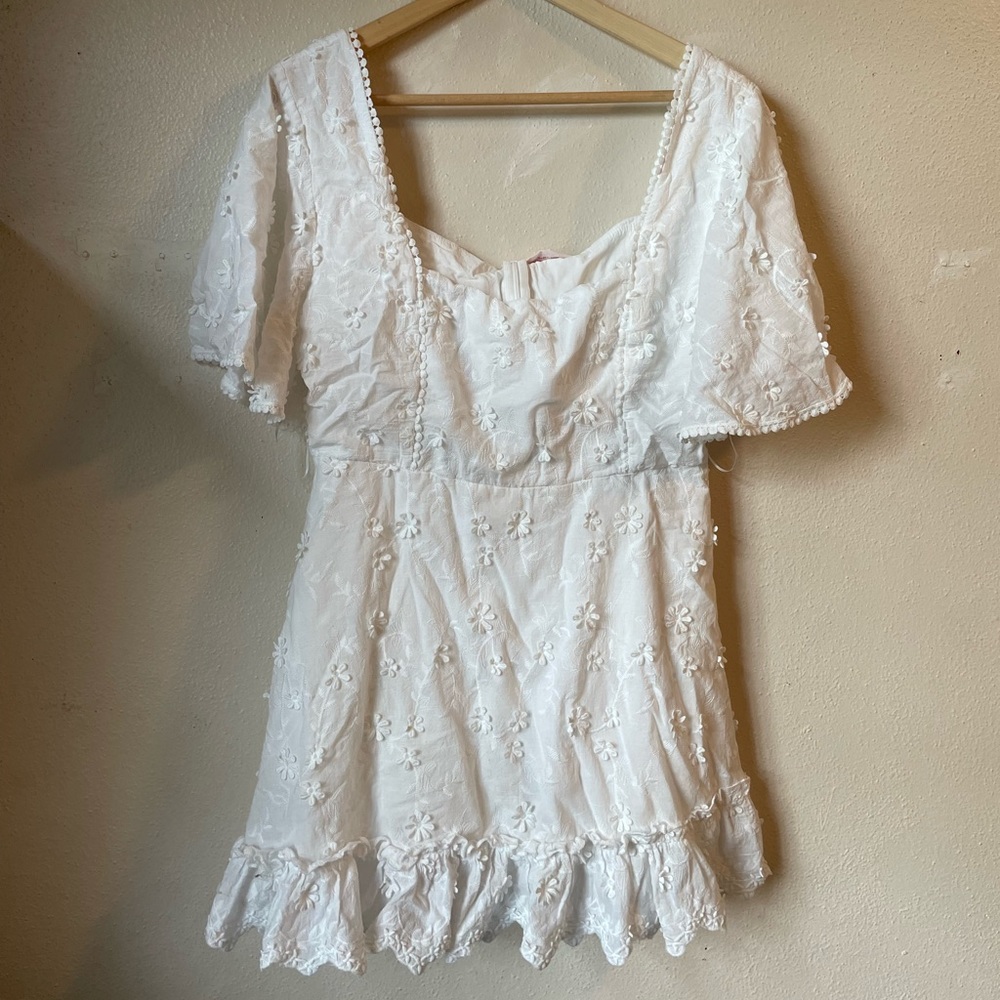 SHOWPO beach boho style white top